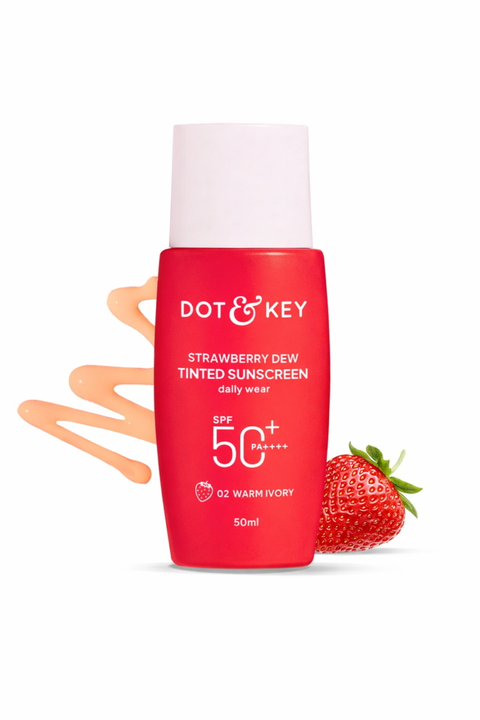 Dot and Key Strawberry Dew Sunscreen for Sensitive Skin India
