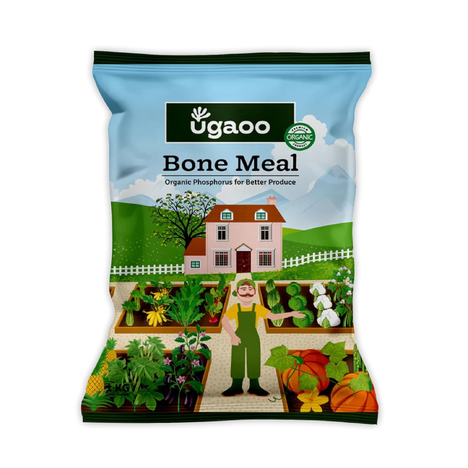 Ugaoo Organic Bone Meal Powder Fertilizer – 5 Kg organic fertilizer for plants India