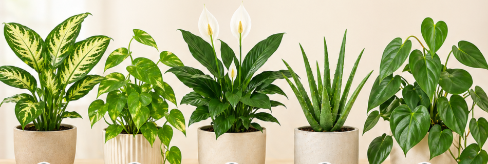 Indoor plants toxic to pets in India including pothos, aloe vera, and dieffenbachia