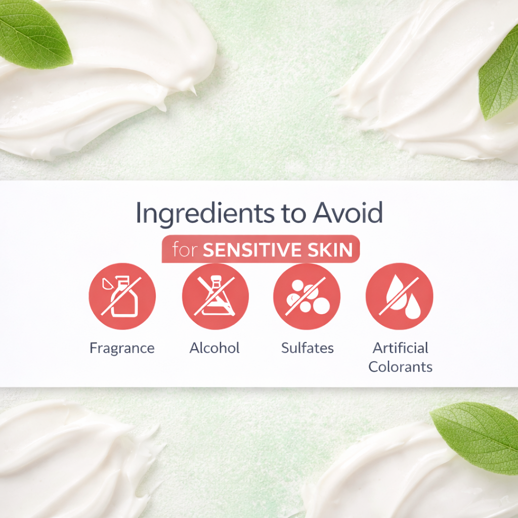 Ingredients to avoid for sensitive skin in India