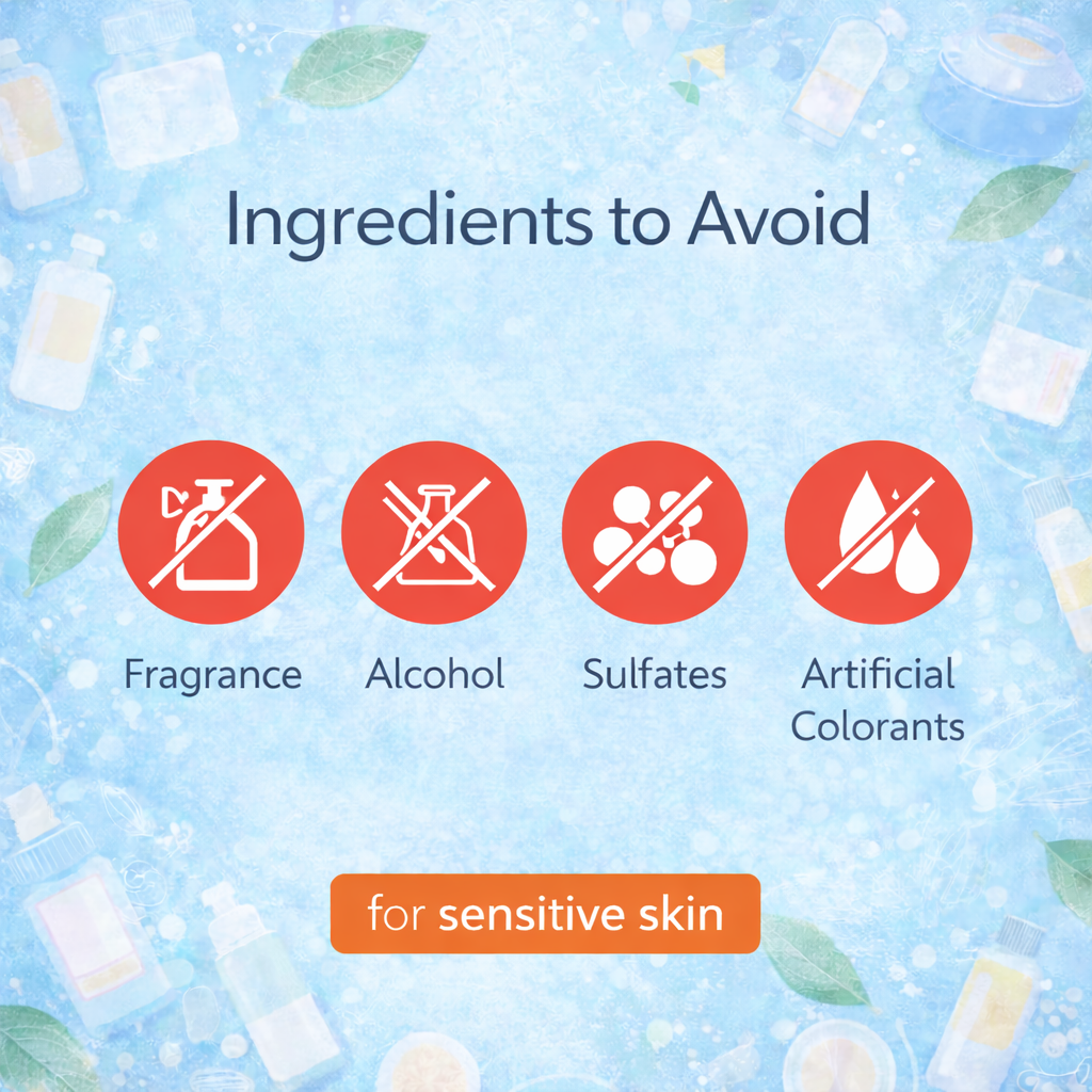 Ingredients to avoid for sensitive skin in India