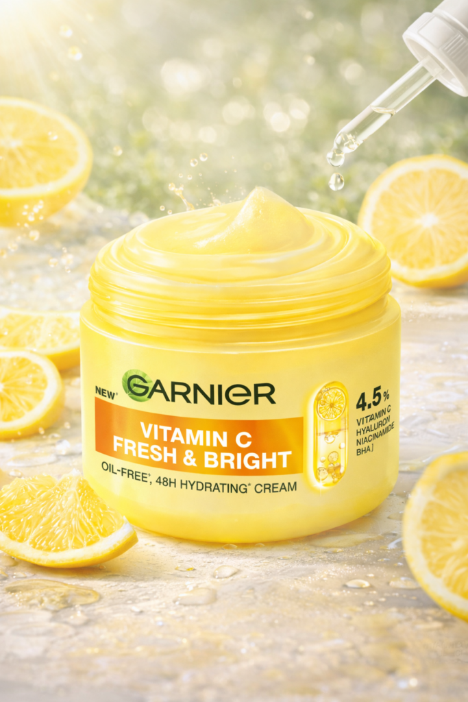 lightweight vitamin c moisturizer for sensitive skin in India for hydration and glow