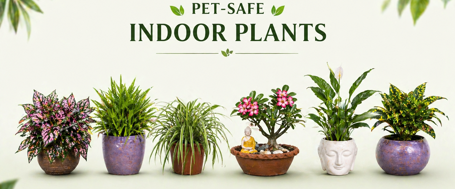 Best pet-safe indoor plants for dogs and cats in India