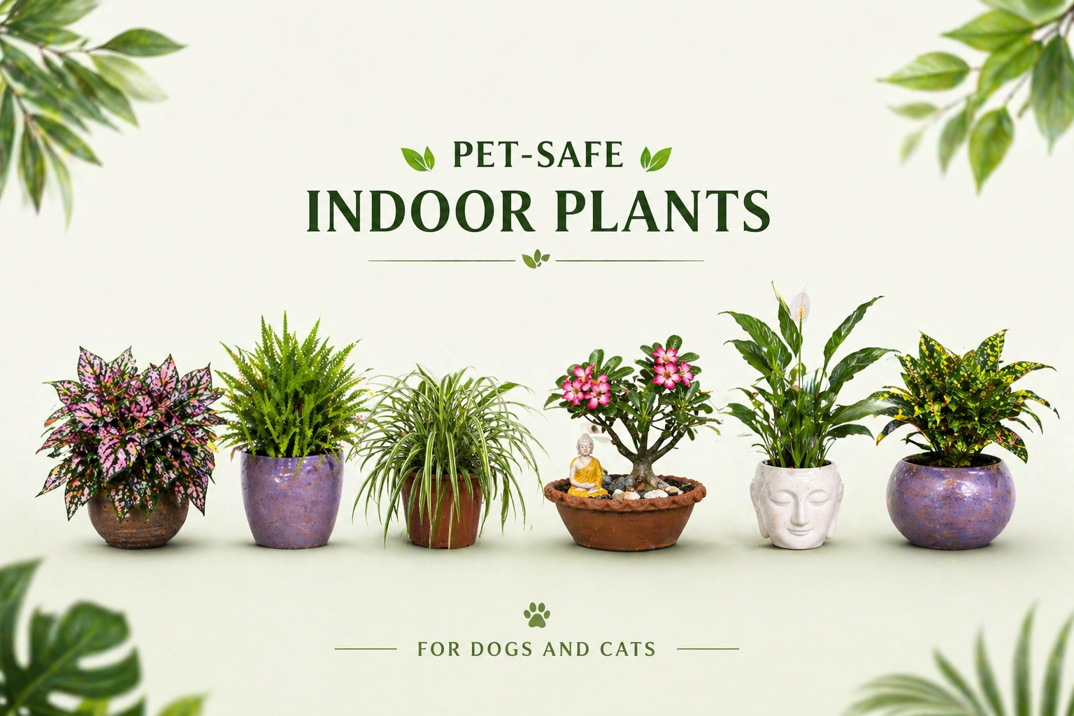 Best pet-safe indoor plants for dogs and cats in India