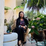 Balcony garden with healthy plants maintained during heat wave in India