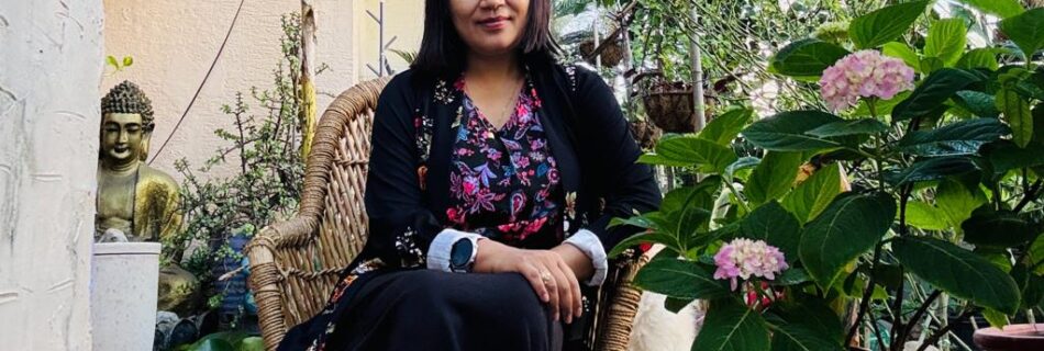 Balcony garden with healthy plants maintained during heat wave in India